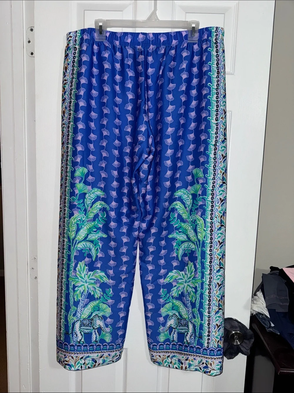 Lilly Pulitzer Royal Blue Palm-Print pajama set